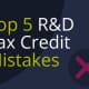 Top 5 R&D Tax Credit Mistakes FI