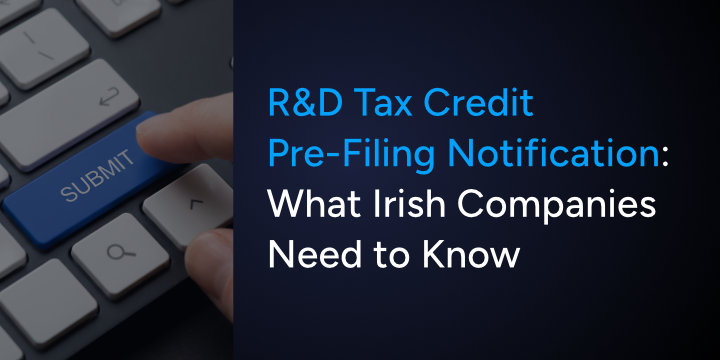 R&D TAX CREDIT PRE-FILING NOTIFICTION R&D TAX CREDIT PRE-FILING NOTIFICTION